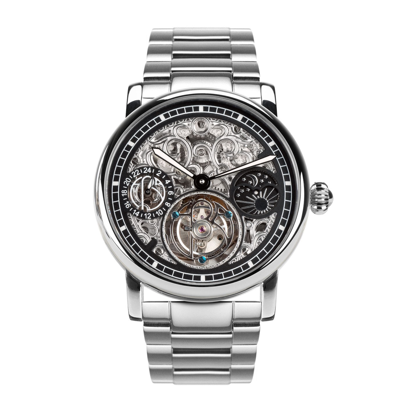 In-House 24mm ERA 3-Link Stainless Steel Strap