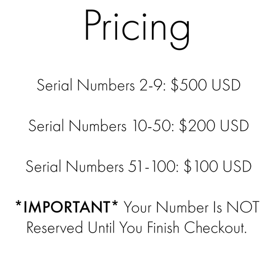 ERA Poseidon Serial Number Reservation